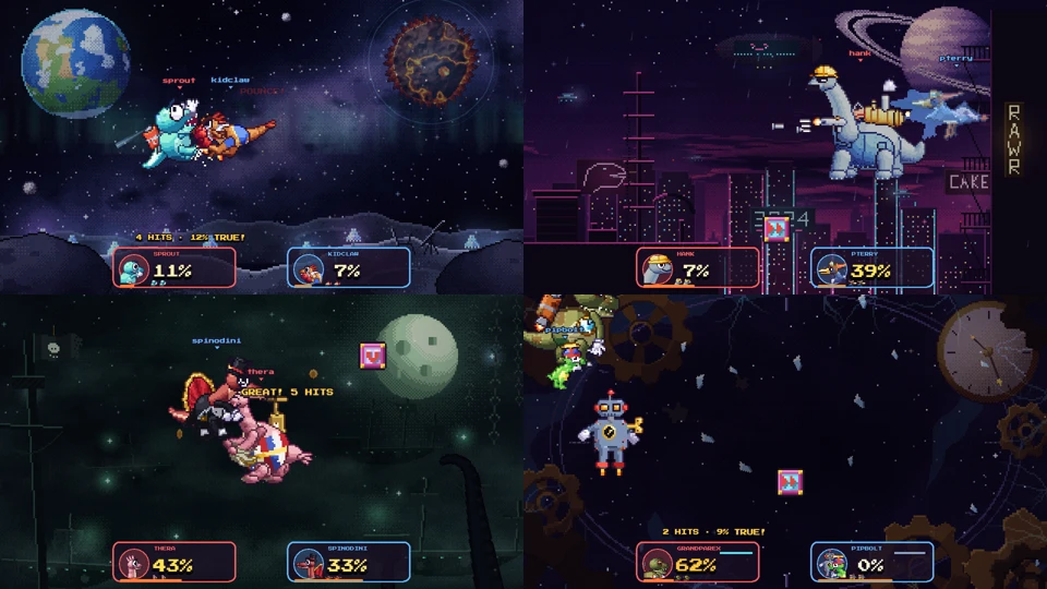 Four Versus matches in four different arenas.